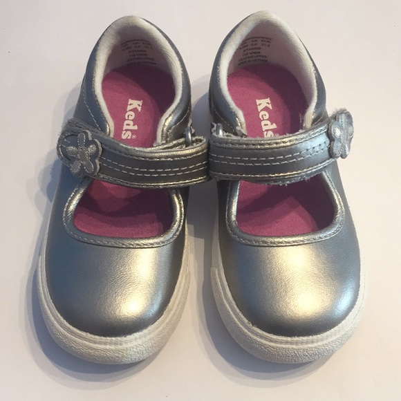 Silver Keds Size US 5.5 EU 2.5 Mint condition - Picture 1 of 7